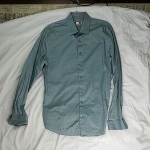 Pale Green Business Button Down